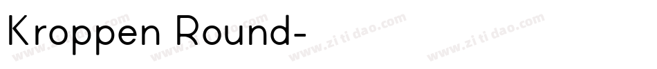 Kroppen Round字体转换